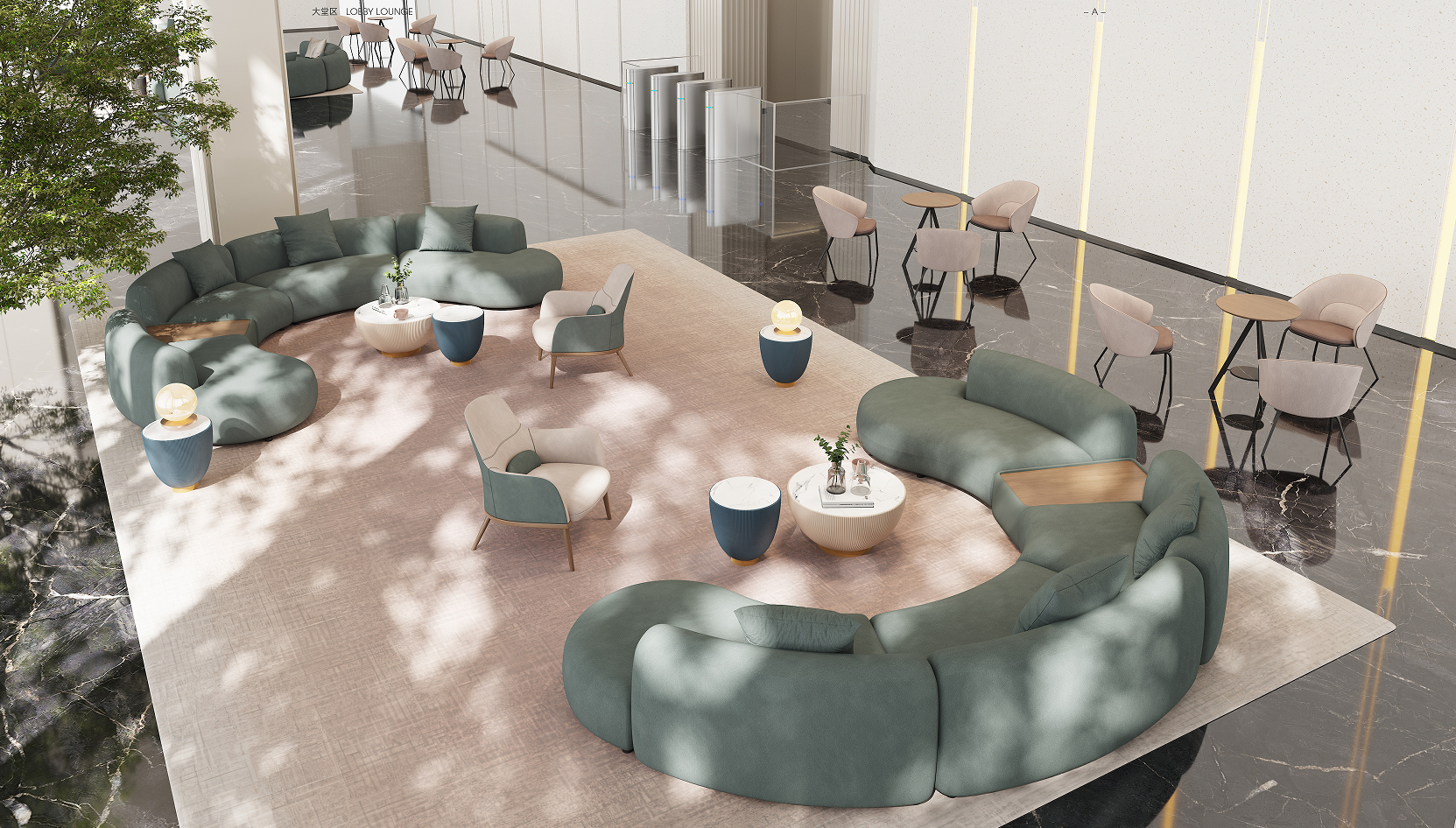Commercial furniture for professional environments