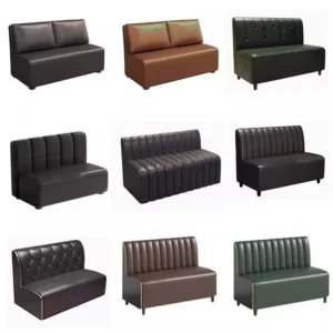 Leather Booth Seating - image 1