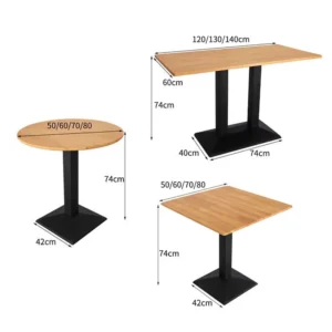 Wood Commercial Table - image 2