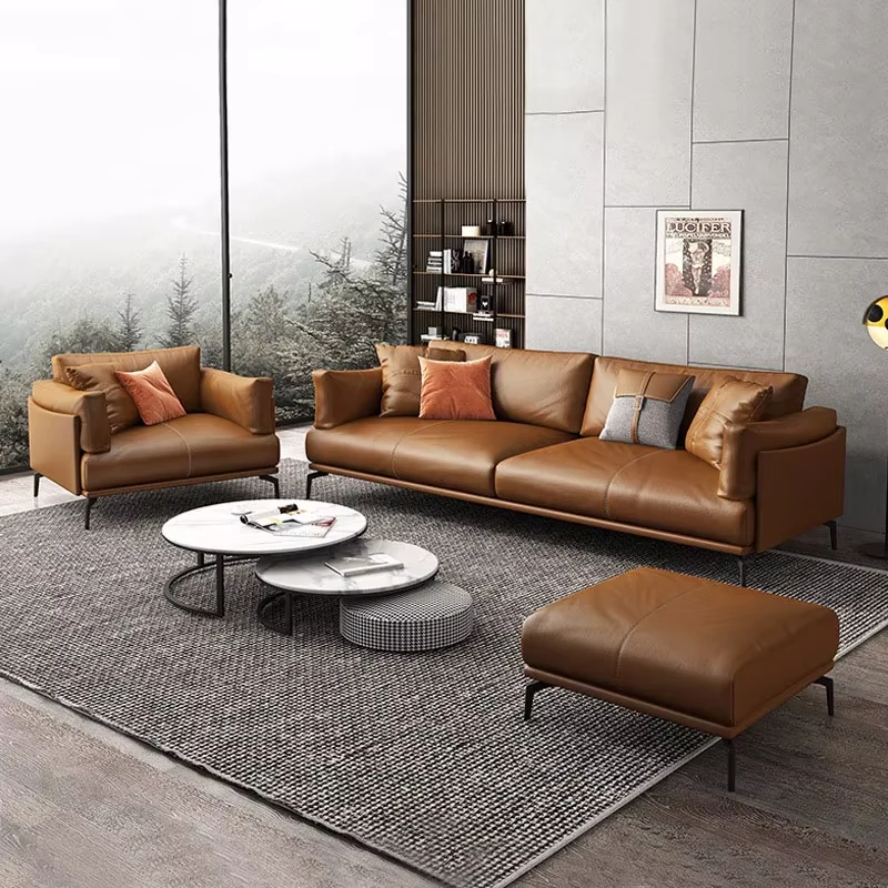 Leather Lounge Sofa