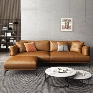 Leather Lounge Sofa - image 3