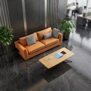Modular Leather Lounge Sofa - image 6