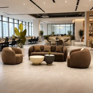 Fabric Lounge Sofa - image 8