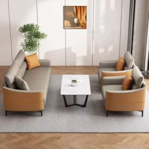Leather Lounge Sofa - image 2