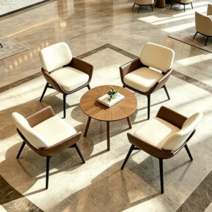Wood Lounge Chair - image 2