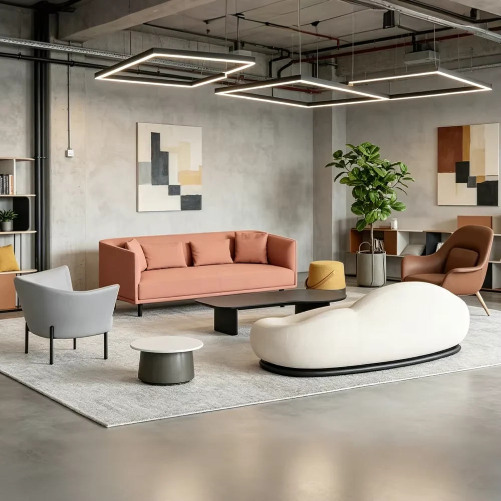 Modular Fabric Lounge Sofa