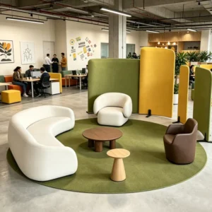 Fabric Lounge Sofa - image 1