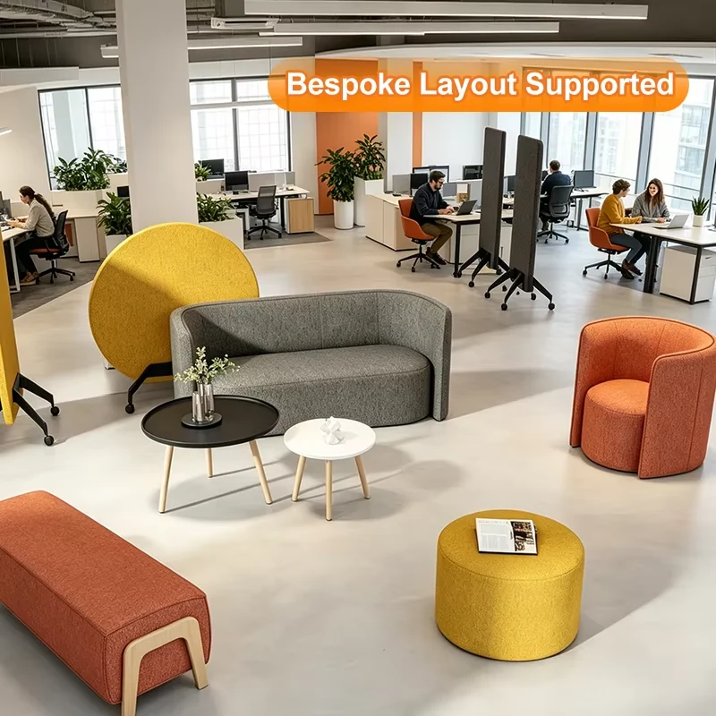Modular Fabric Lounge Sofa