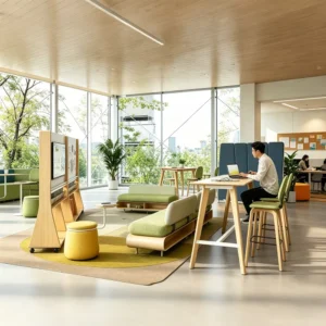 Modular Fabric Lounge Sofa - image 1