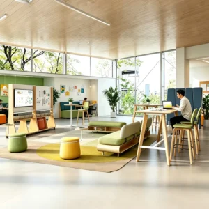 Modular Fabric Lounge Sofa - image 2