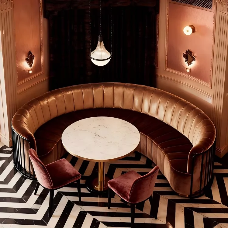 Wood Booth Seating