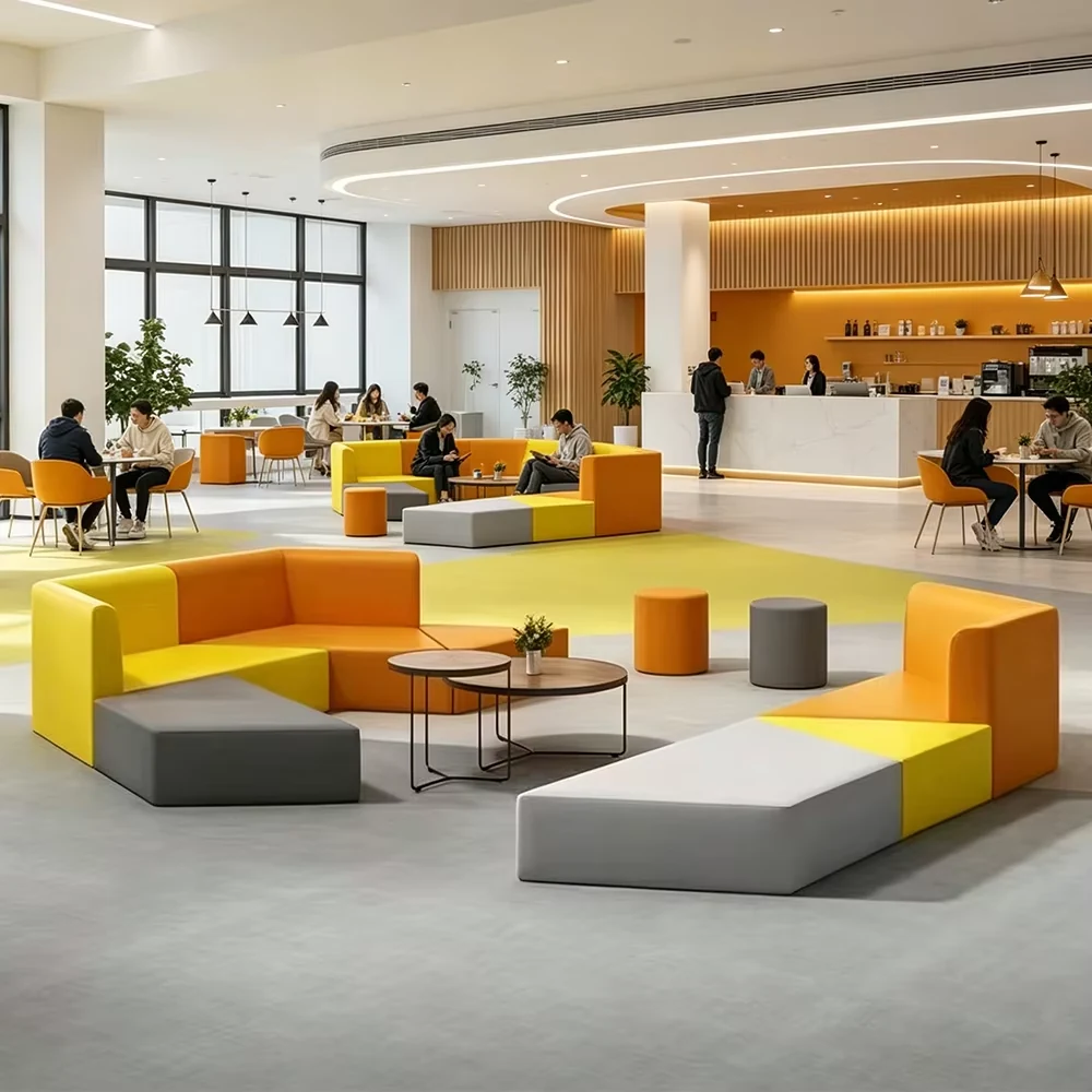 Modular Fabric Lounge Sofa