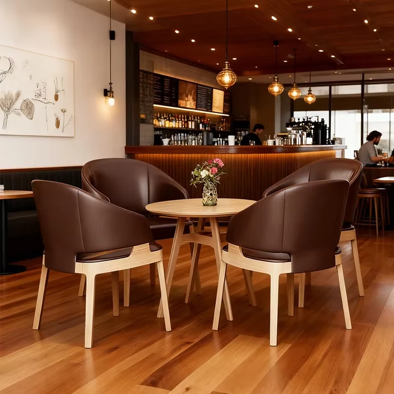 Leather Dining Table
