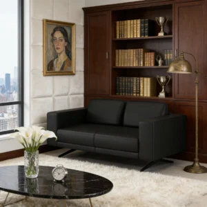 Leather Lounge Sofa - image 2