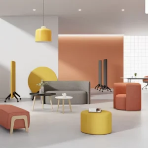 Fabric Lounge Chair - image 1
