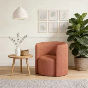Fabric Lounge Chair - image 2
