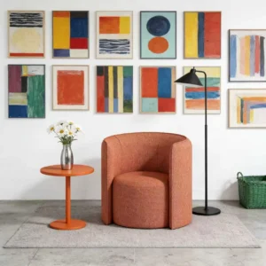 Fabric Lounge Chair - image 3