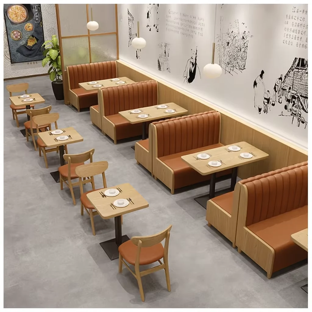 Wood Booth Seating