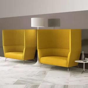 Modular High-Back Fabric Lounge Sofa - image 1