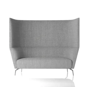 Modular High-Back Fabric Lounge Sofa - image 3