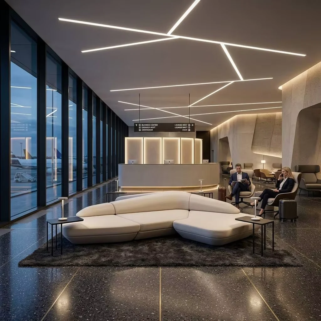 Modular Fabric Lounge Sofa