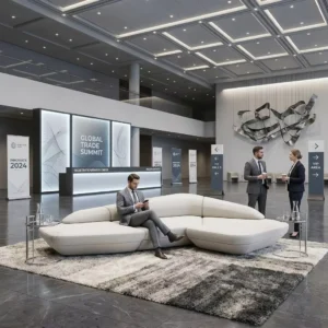 Modular Fabric Lounge Sofa - image 3