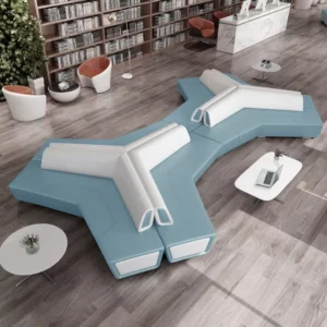 Modular Leather Lounge Sofa - image 1