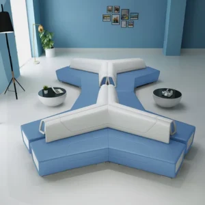 Modular Leather Lounge Sofa - image 2