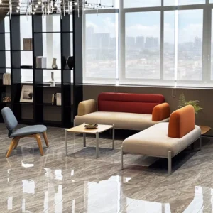 Modular Leather Lounge Sofa - image 3