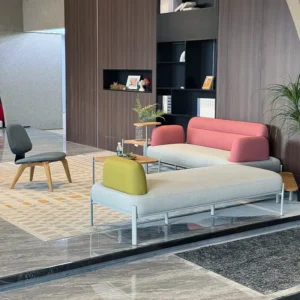 Modular Leather Lounge Sofa - image 13