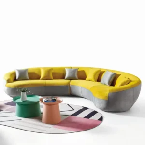 Modular Leather Lounge Sofa - image 14