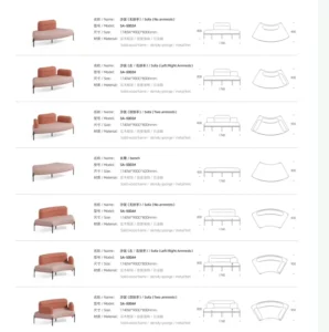 Fabric Lounge Sofa - image 7