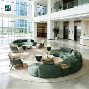 Modular Fabric Lounge Sofa - image 6