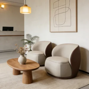 Fabric Lounge Sofa - image 1