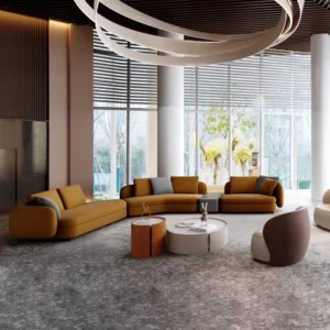 Fabric Lounge Sofa - image 3