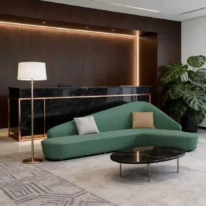 Leather Lounge Sofa - image 2