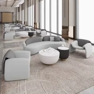 Fabric Lounge Sofa - image 3