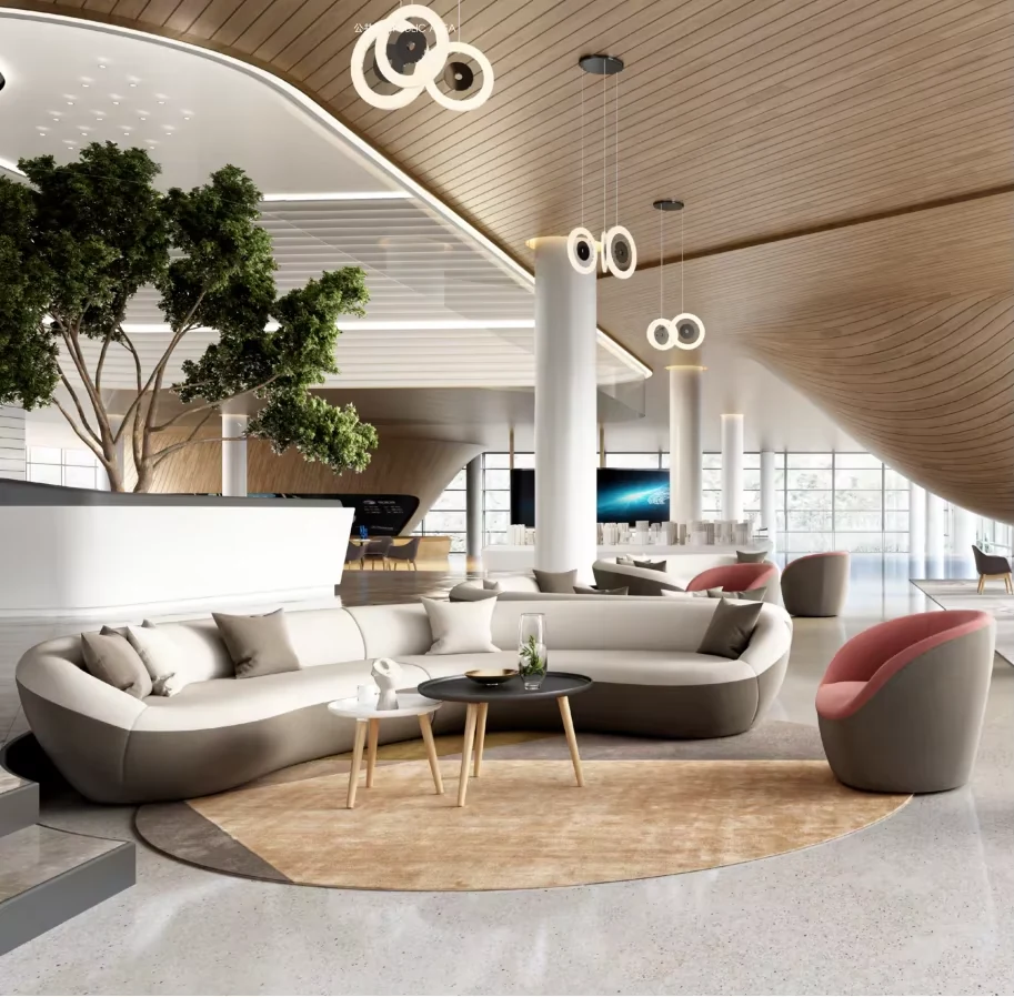Fabric Lounge Sofa