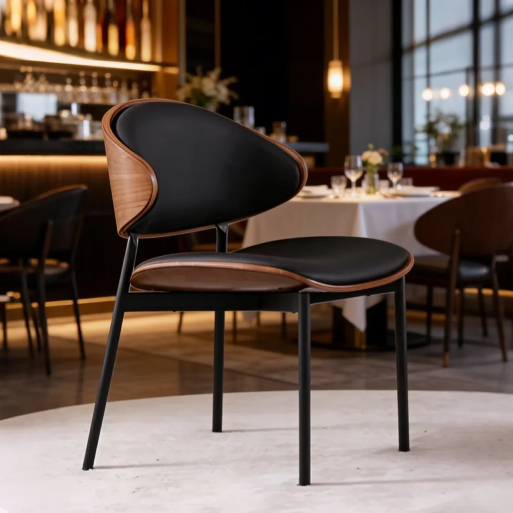 Midcentury Modern Metal Dining Chair