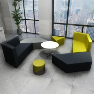 Pu Leather Lounge Sofa - image 3