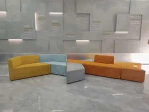 Pu Leather Lounge Sofa - image 7
