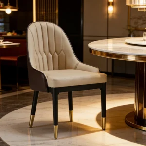 High-Back Metal Dining Chair - image 3