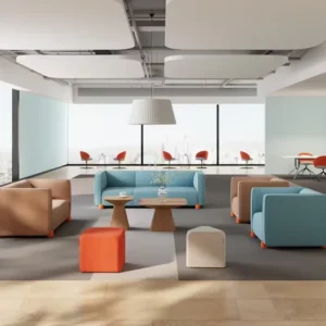 Fabric Lounge Sofa - image 1