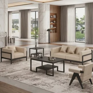 Leather Lounge Sofa - image 3