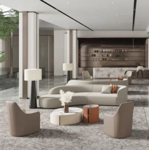 Leather Lounge Sofa - image 9