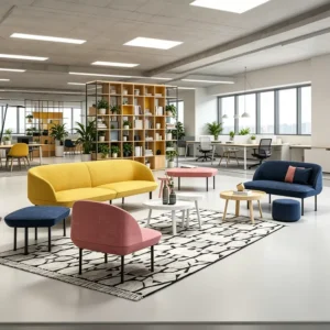 Modular Fabric Lounge Sofa - image 1