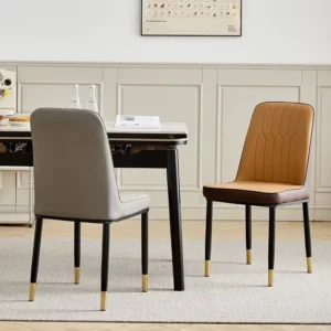 High-Back Metal Dining Chair - image 2