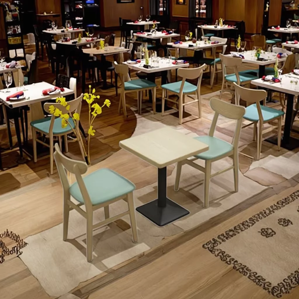 Restaurant Metal Commercial Furniture Set