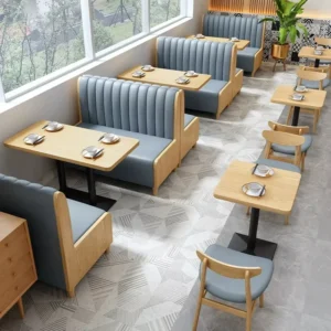 Restaurant Wood Commercial Furniture Set - image 1
