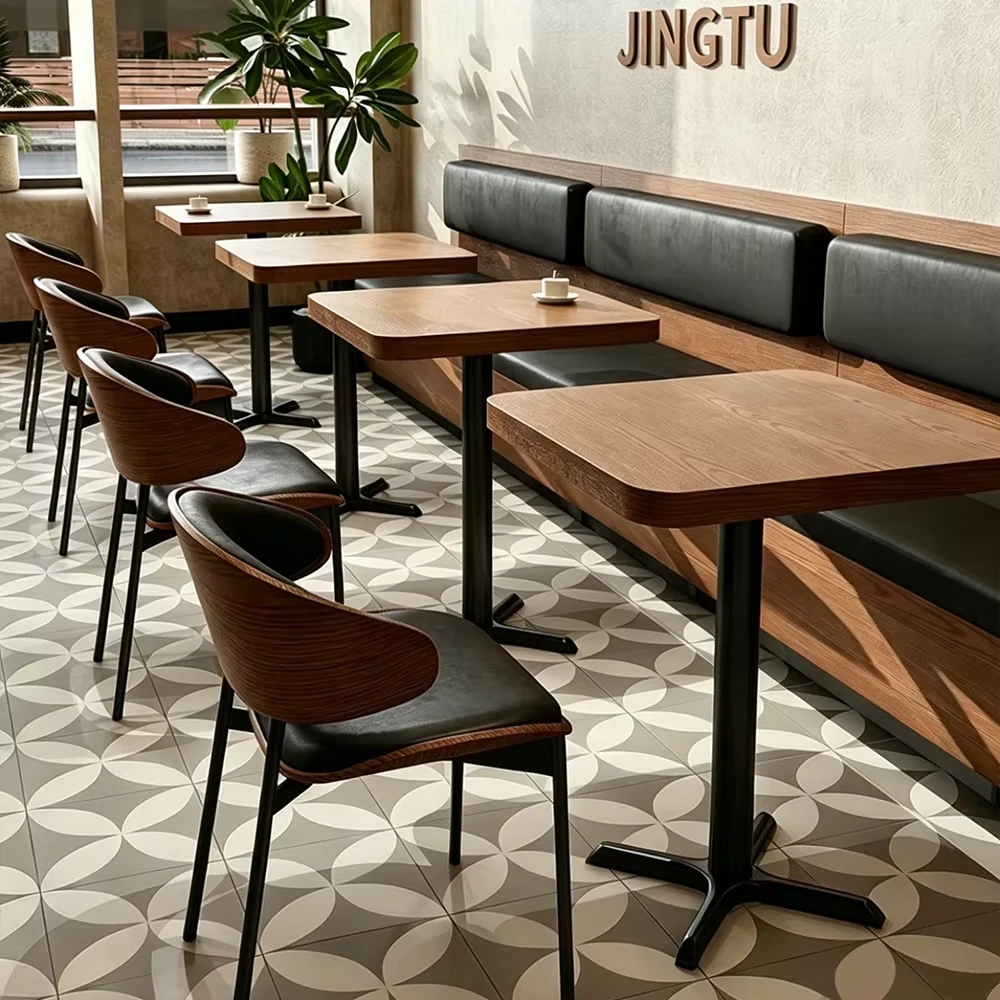 Midcentury Modern Wood Booth Seating
